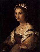 Andrea del Sarto Portrait of the Artists Wife oil painting
